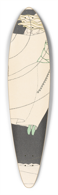Wenzel Oswald - Leo Blonder, Himmlische Mr 39.3 inch art pintail longboard deck