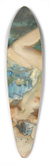 Wilfrid Gabriel de Glehn - The Rainbow 39.3 inch art pintail longboard deck