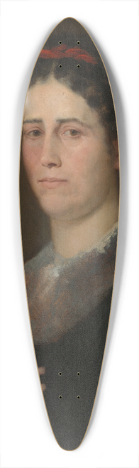 Wilhelm Leibl - Bildnis der Schwester des Knstlers, Katharina (sptere Frau Kirchdorffer) 39.3 inch art pintail longboard deck