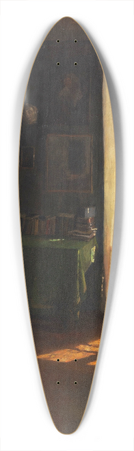 Wilhelm Roegge - Im Atelier 39.3 inch art pintail longboard deck