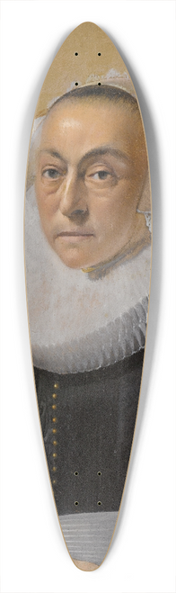 Willem Cornelisz Duyster - Portrait of a Woman 39.3 inch art pintail longboard deck