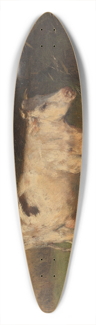 Willem Maris - White Cow 39.3 inch art pintail longboard deck