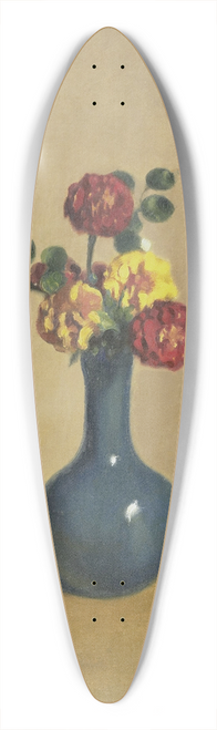 Willem Witsen - Afrikaantjes in een blauw vaasje 39.3 inch art pintail longboard deck