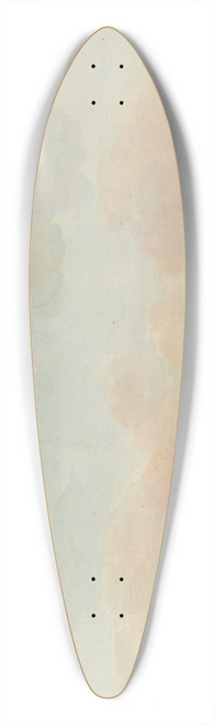 Willey Reveley - Harbour Town Surrounded by Windmills 39.3 inch art pintail longboard deck
