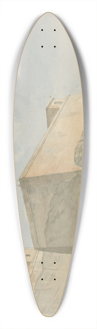 Willey Reveley - Malta 39.3 inch art pintail longboard deck