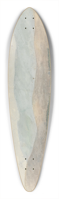 Willey Reveley - View of a Harbour and Town From the Sea, Turkey 39.3 inch art pintail longboard deck