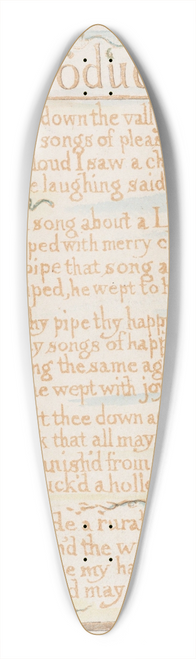 William Blake - Pl. 3  intro 39.3 inch art pintail longboard deck