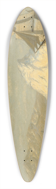 William Bradford - Off GreenlandWhaler Seeking Open Water 39.3 inch art pintail longboard deck