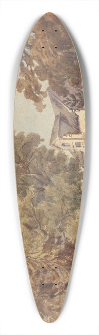 William Brenton Boggs - Cloetis 39.3 inch art pintail longboard deck