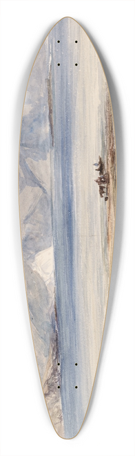 William Evans of Eton - Keem Beach, Achill, County Mayo 39.3 inch art pintail longboard deck