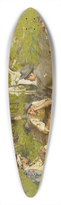 William Gilbert Gaul - Nearing the End 39.3 inch art pintail longboard deck
