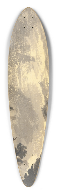 William Gilpin - River Forth with the Town and Castle of Stirling in the Distance 39.3 inch art pintail longboard deck