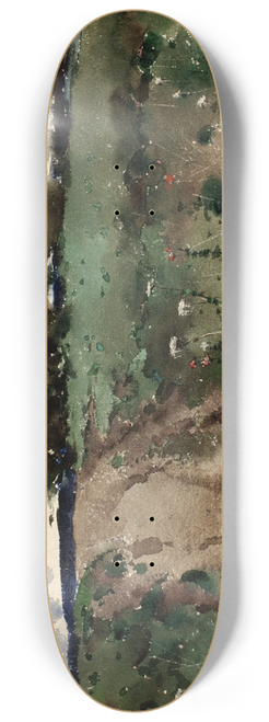 De Lancey Gill - Landscape Sketch 8.25 inch art skate deck