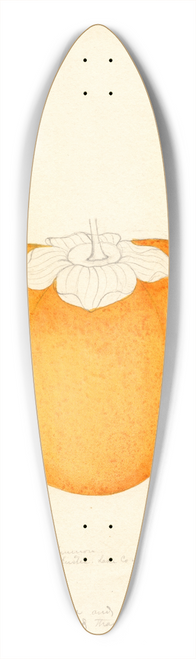 William Henry Prestele - Diospyros: Among 39.3 inch art pintail longboard deck