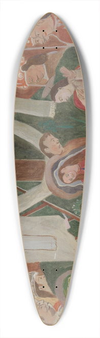William Herbert - Station of the Cross No. 13  Jesus is Taken Down from the Cross 39.3 inch art pintail longboard deck