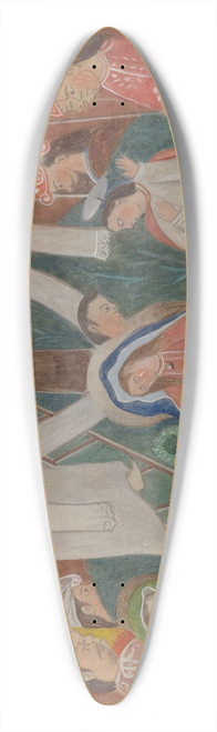 William Herbert - Station of the Cross No. 13  Jesus is Taken Down from the Cross 39.3 inch art pintail longboard deck