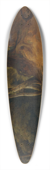 William Hodges - Jacques and the Wounded Stag- As You Like It, Act II, Scene I 39.3 inch art pintail longboard deck