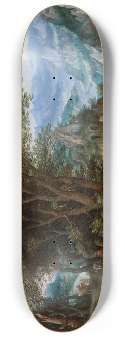 Denis van Alsloot II - Tobias and the Angel in a Landscape 8.25 inch art skate deck