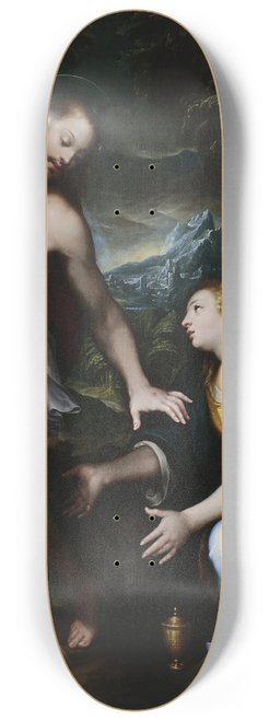 Denys Calvaert - Noli me tangere  Resurrected Christ appearing to Mary Magdalene (John 20-14-17) 8.25 inch art skate deck