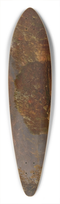 William Louis Sonntag - October Morning in New Hampshire 39.3 inch art pintail longboard deck