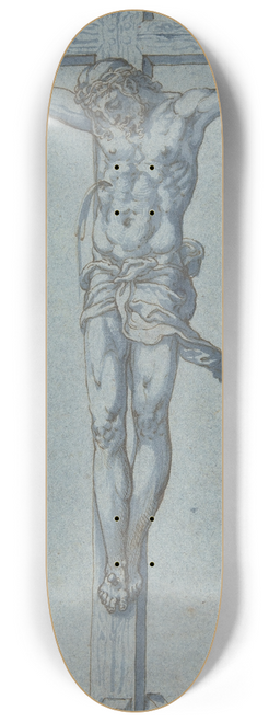 Diego Lopez de Escuriaz - The Crucified Christ 8.25 inch art skate deck
