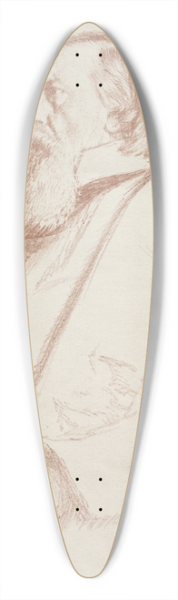 William Rothenstein - George Milner 39.3 inch art pintail longboard deck