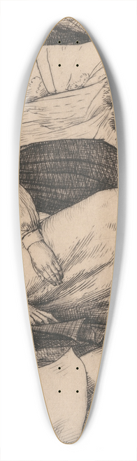 William Strang - The Hangmans Daughter 39.3 inch art pintail longboard deck