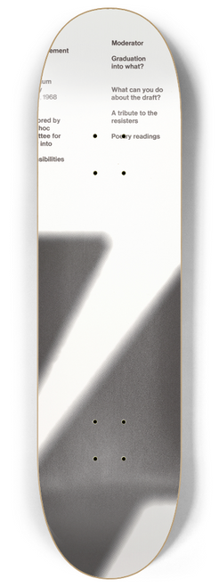 Dietmar Winkler - What will you do now that youre 1A 8.25 inch art skate deck Dietmar Winkler - What will you do now that youre 1A 8.25 inch art skate deck