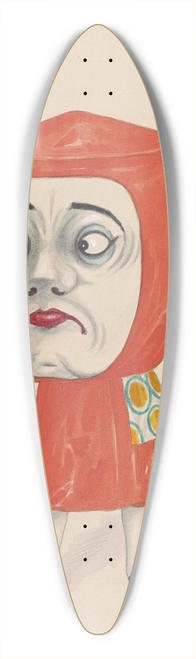 Will R. Barnes - Grotesque Number-For Male Chorus 39.3 inch art pintail longboard deck