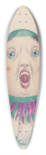 Will R. Barnes - Grotesque Number-For Male Chorus 39.3 inch art pintail longboard deck