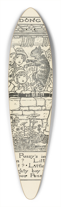 Winifred Smith - Ding, dong, bell 39.3 inch art pintail longboard deck