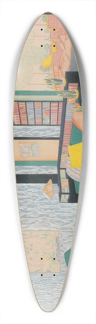 Winold Reiss - Design for Orinoka Fabric Advertisement 39.3 inch art pintail longboard deck