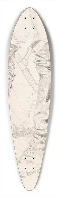 Winslow Homer - Study of Cavalry Officers Boots 39.3 inch art pintail longboard deck