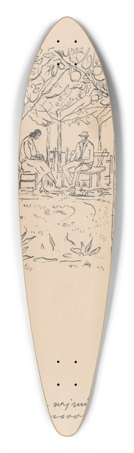 Zolo Palugyay - The Most Beautiful, the Wisest and the Most Valuable 39.3 inch art pintail longboard deck