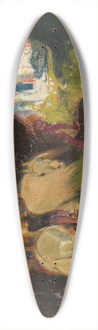 Zygmunt Grabowski - In front of the Dragons Den  figure for the fairy tale 39.3 inch art pintail longboard deck