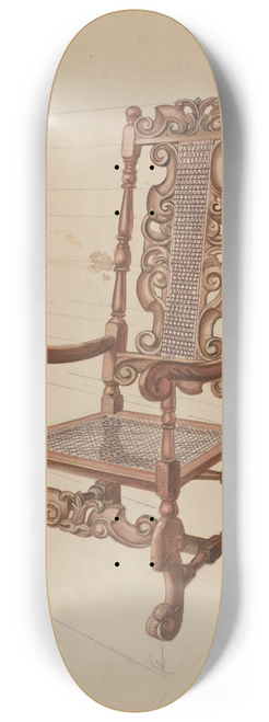 Agnes Karlin - Armchair 8.25 inch art skate deck