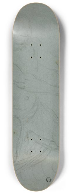 Domenico Fiasella - Samson and the Lion 8.25 inch art skate deck