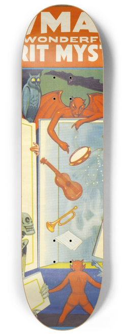 Donaldson Lith. Co - Newmanns wonderful spirit mysteries 8.25 inch art skate deck