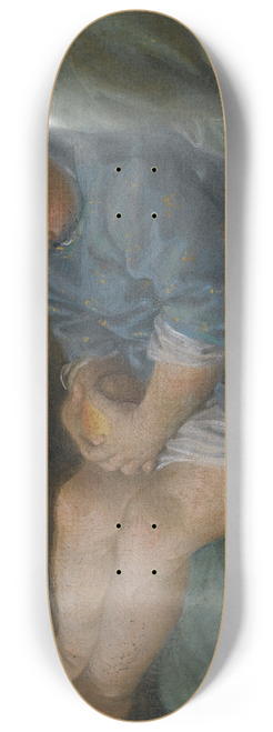 Donato Creti - A Sleeping Boy Holding An Apple 8.25 inch art skate deck