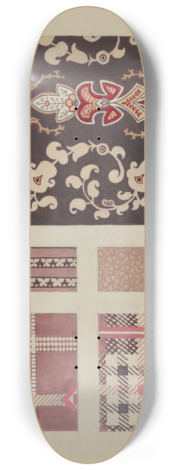 Dorothy Posten - Materials from Quilt 8.25 inch art skate deck