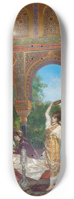douard Frdric Wilhelm Richter - In The Harem 8.25 inch art skate deck