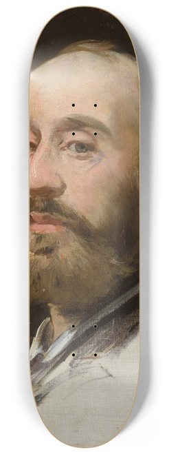douard Manet - Head of Jean-Baptiste Faure (18301914) 8.25 inch art skate deck