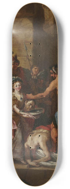 Agostino Ugolini - Decapitation of John the Baptist 8.25 inch art skate deck