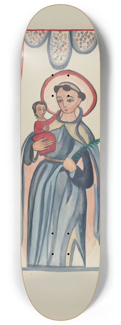 E. Boyd - Panel from Altar Piece of San Antonio 8.25 inch art skate deck