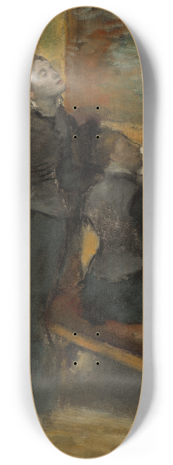 Edgar Degas - Visit to a Museum 8.25 inch art skate deck