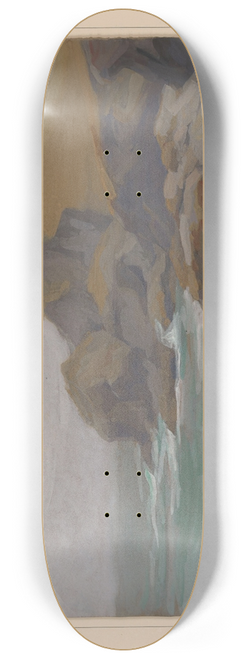 Edgard Farasyn - Seascape with Rocks 8.25 inch art skate deck