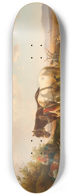 Edmund Mahlknecht - Resting in the Fields, in the Background Perchtoldsdorf 8.25 inch art skate deck