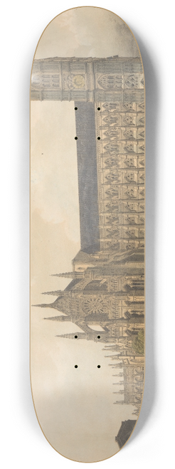 Edmund Walker - Westminster Abbey 8.25 inch art skate deck