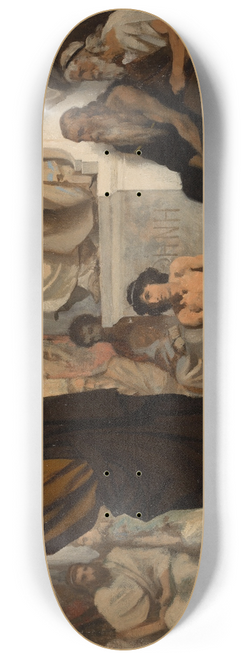 Edouard Bernard Debat-Ponsan - Saint Paul lAropage 8.25 inch art skate deck