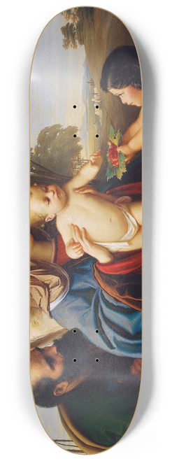 Eduard von Steinle - Holy Family with St. John 8.25 inch art skate deck